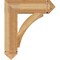 Ekena Millwork Thorton Arts & Crafts Rough Sawn Bracket, Western Red Cedar, 6"W x 24"D x 28"H BKT06X24X28THR03RWR - alternate 4